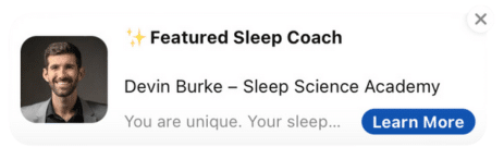 Devin Burke - Featured Sleep Coach